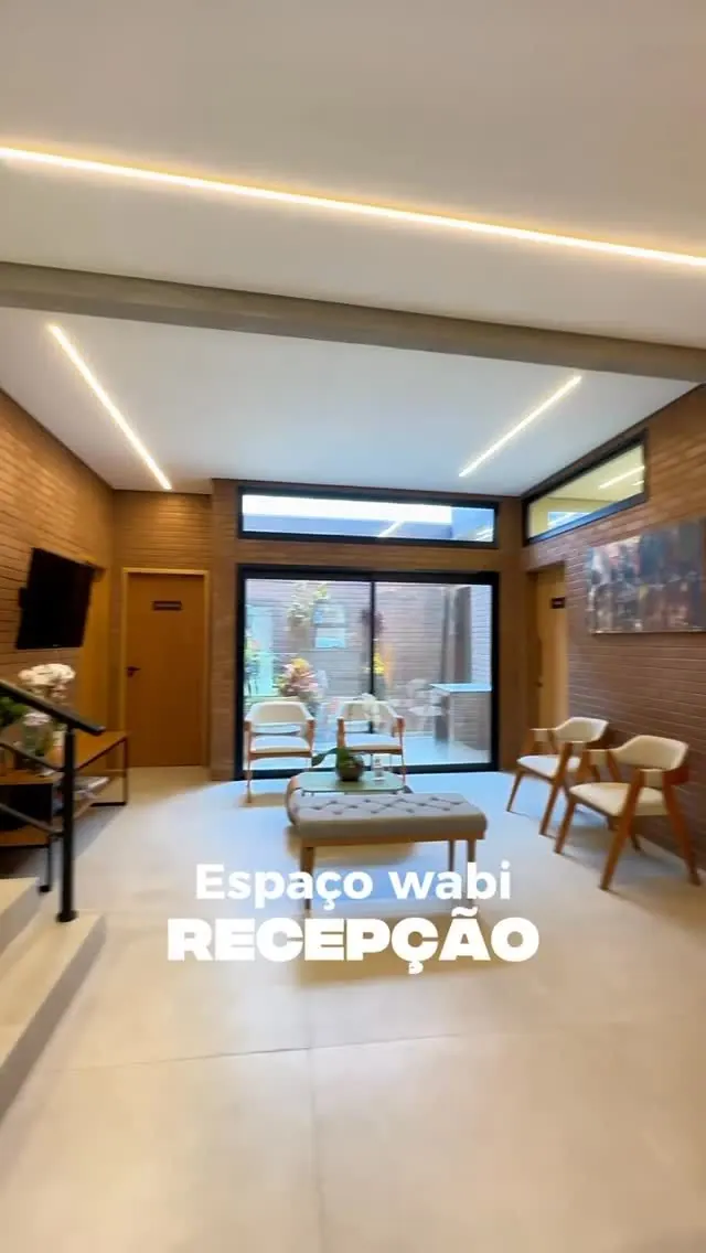 Vídeo da recepção pronta do Espaço Wabi